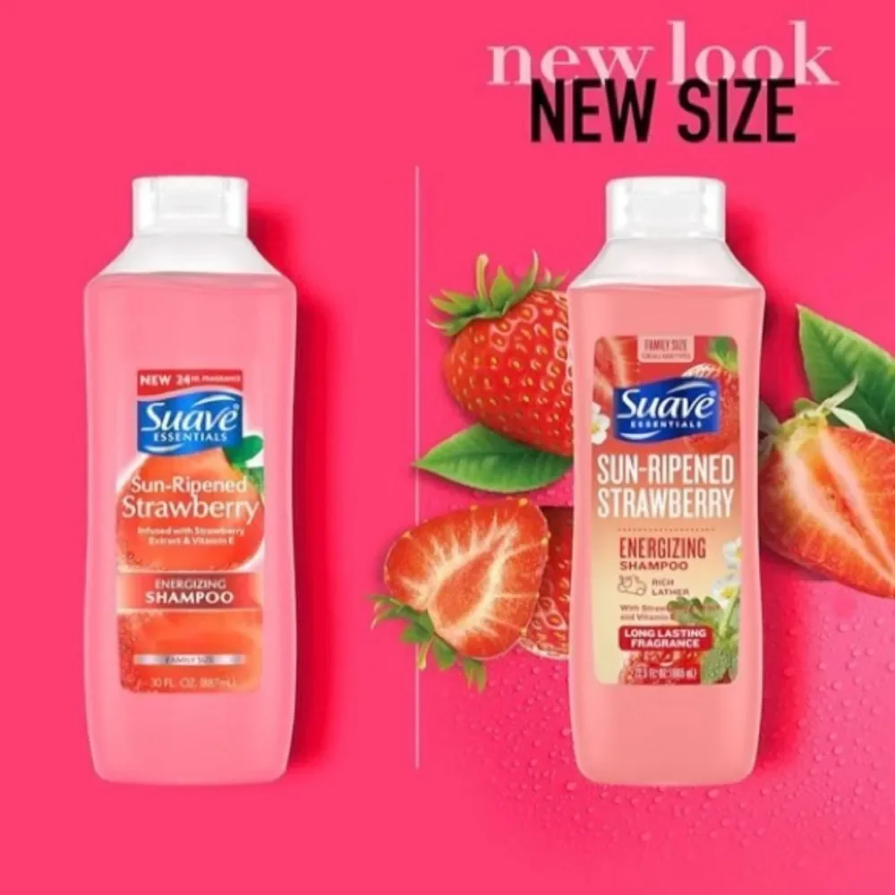 🔥 Suave Conditioner, Energizing, Sun-Ripened Strawberry, Family Size 22.5FL.OZ